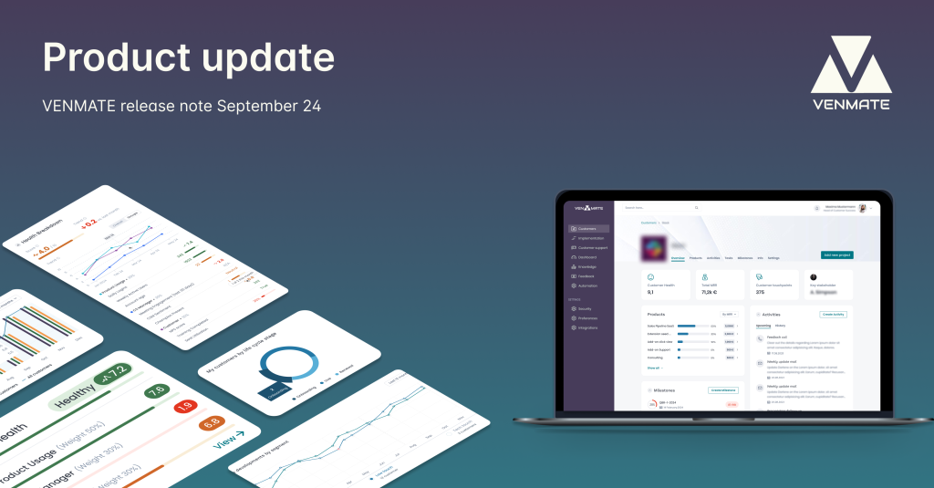 VENMATE Product release note | September 24